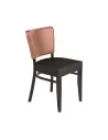 Chaise Verdi noir rose organza