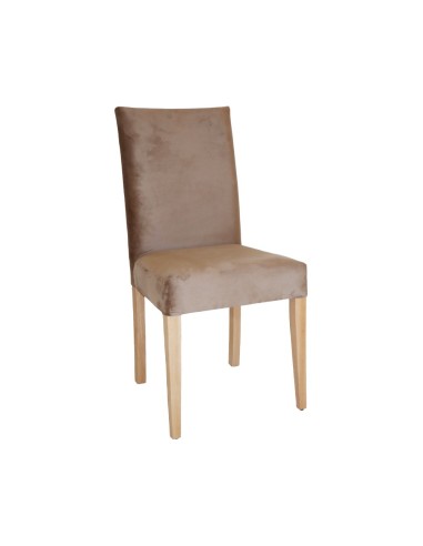 Elegance - chaise hêtre massif selon nuancier assise et dossier tapissés selon nuancier