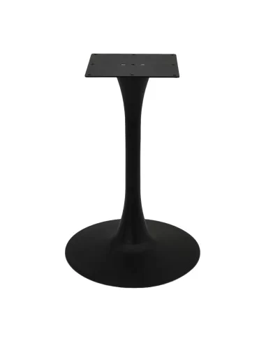 Katy - pied de table fonte noir embase ronde