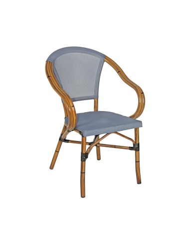 Cordoba personnalisable - fauteuil aluminium assise et dossier toile Batyline