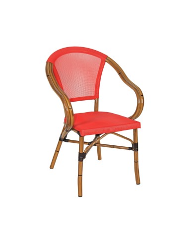 Cordoba personnalisable - fauteuil aluminium assise et dossier toile Batyline