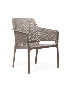 Fauteuil bas Net taupe