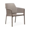 Fauteuil bas Net taupe