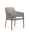 Fauteuil bas Net taupe