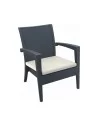 Fauteuil Miami anthracite