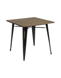 Table hot black brown plateau bamboo